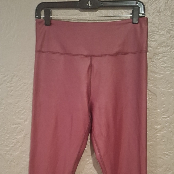 ZYIA Active Maroon Leggings Size 12 - Picture 2 of 6